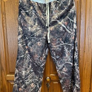 COOLANE Camouflage Patterned wide leg Pants